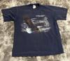 Vintage Yellowstone Shirt Men Medium Blue Old Faithful Gildan Eagle T Shirt Unisex T-Shirt