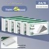 Heavy Duty Stapler Staples 24/6 & 24/8, Large No. 12 for Thick Layers