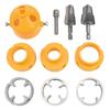 Versatile PVC Pipe Threader Kit 4-Point & 6-Point Compatible Tool For Easy For Power Tools Drill Bits Accessory In Stock