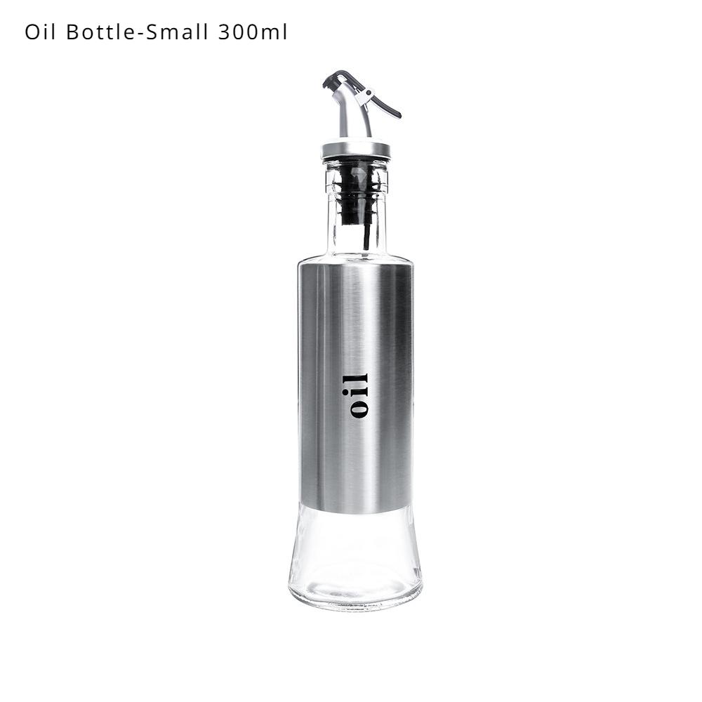 HANYANG Edelstahl-Gewürzflasche zum Ausgießen von Ölkrug, Sojasaucenflasche, Essigflasche, Glasflasche, Weinflasche, Essigglas, Sprühölflasche