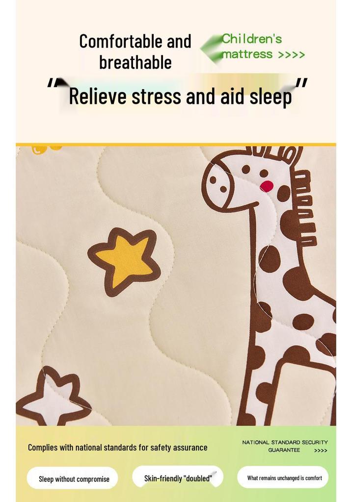2025 All-Cotton 3D Cartoon Mattress Pad for Children