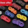 1Pair 4mm Round Running Shoe Ropes Reflective Shoelaces-Sneaker Shoestrings Night Running Fluorescent Shoe Rope Shoe Accessories