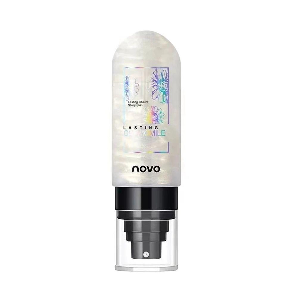 NOVO Glow Makeup Setting Spray Shimmer Face Body Hydrating Long Lasting Oil Control Facial Nurse Mist Maintenance, 01, 1 Piece
