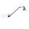 Modern Nordic Minimalist Swing Arm Wall Lamp