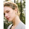 Yhpup Neuheiten Imitierte Perlen Herz Liebe Mode Klassische Ohrringe PVD-beschichtet Elegant Täglich Basic Schmuck Allergieprävention Geschenk