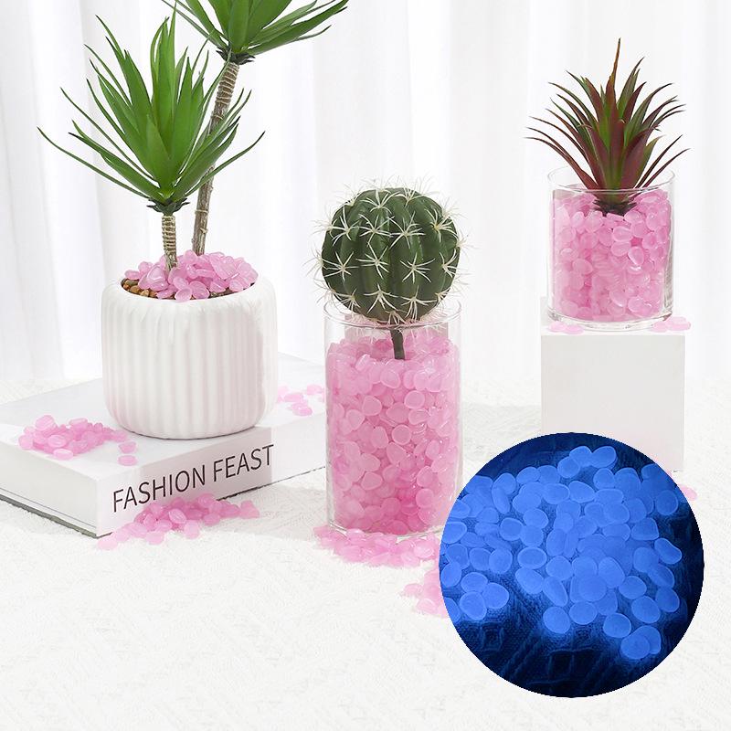 1cm Luminous Fluorescent Stones for Aquarium and Garden Landscaping