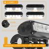 SecurityIng Ultra Bright Bicycle Road Bike 5600 USB 4 Dimming IPX5 Aluminum Alloy Can Also Be Used As a Flashlight for and Cycling Headlight, Light,