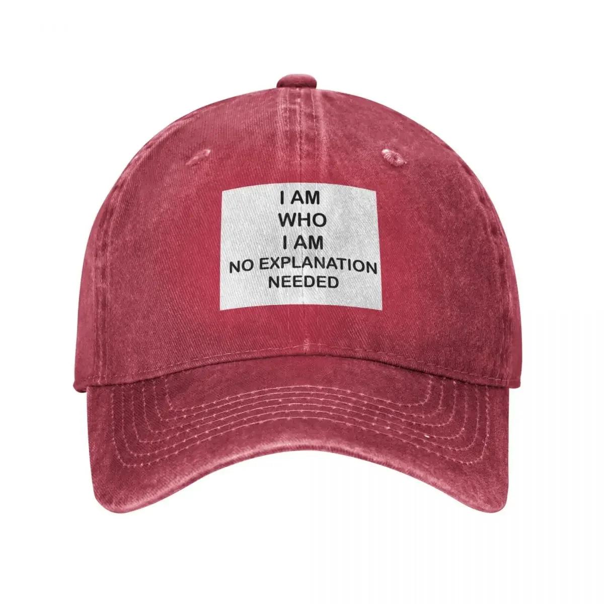 I AM Baseball Cap tea Hat Golf Cap Streetwear Golf Hat Women Hats Unisexs