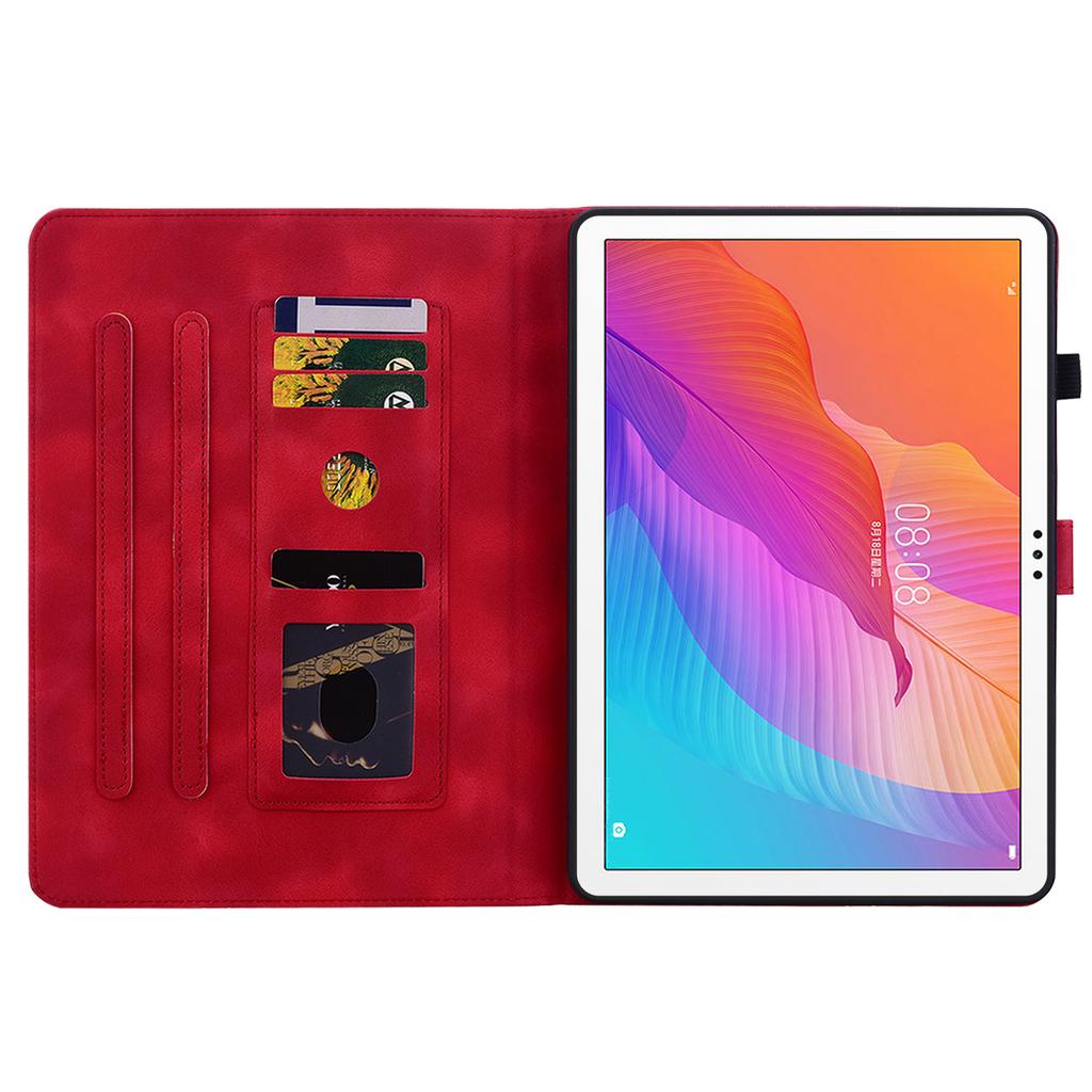 For Huawei Enjoy Tablet 2 (Versions: AGS3-W00D (Wi-Fi Only)). PU Leather Exquisite Floral Embossed Design Tablet Case
