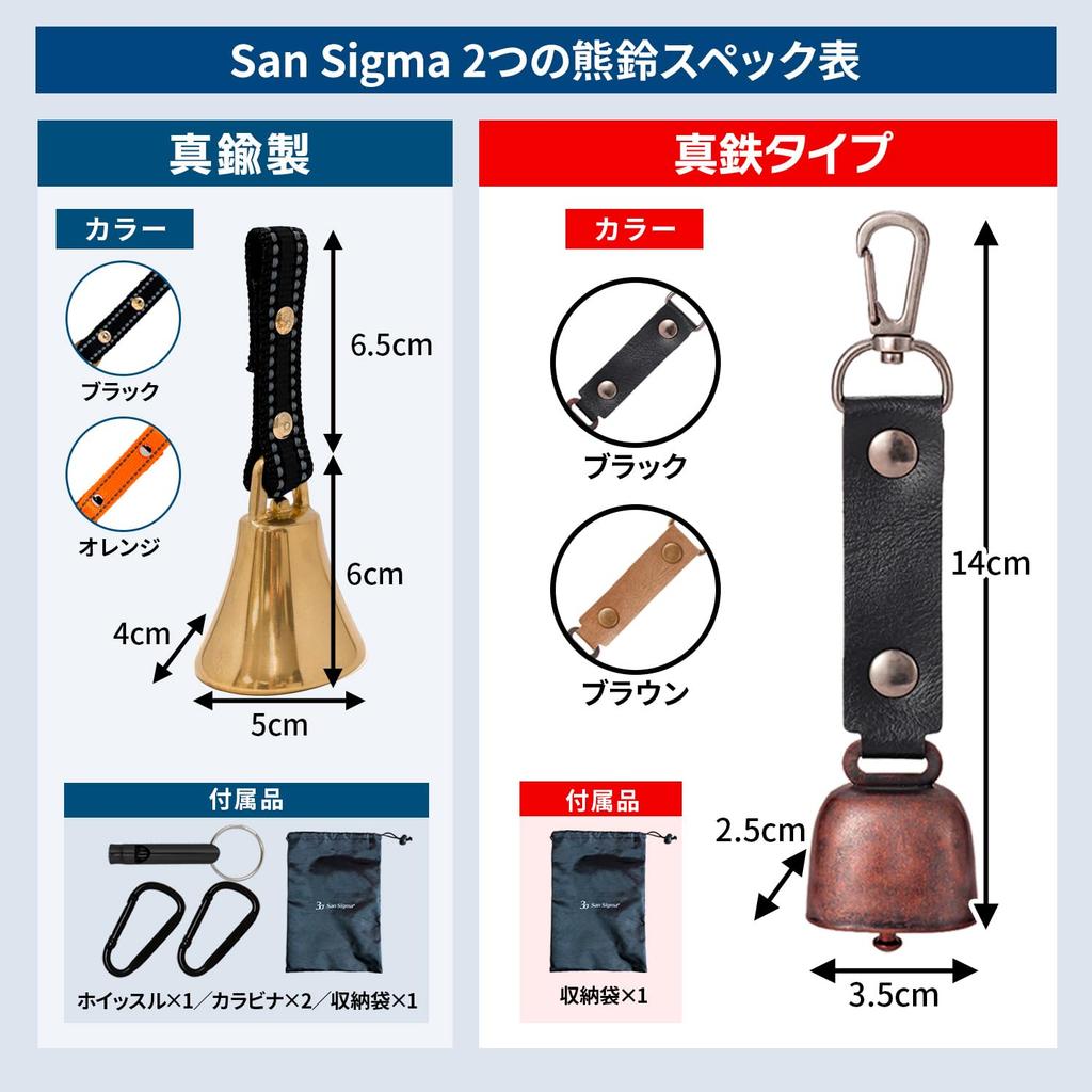 Bear Bell, Bear Bell with Silent Function [Set of 2]