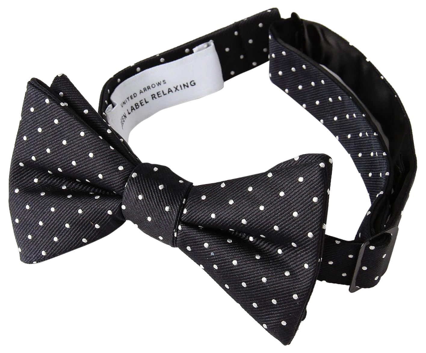 [UNITED ARROWS Green Label Relaxing] Твил в горошек Галстук-бабочка 31346992179 7900 NAVY (79) СВОБОДНО
