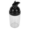 Shaker pentru dressing de salată 200ml Fără BPA Previne scurgerile Borcan pentru dressing de salată cu capac pentru bucătărie Negru