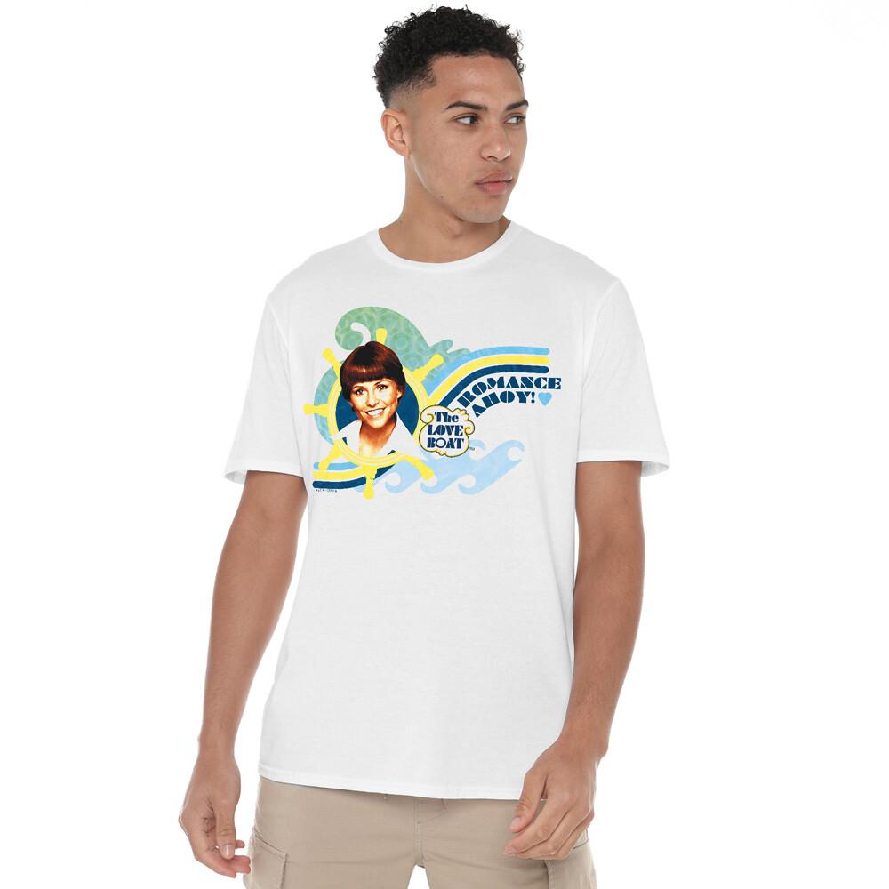 Love Boat Romance Ahoy T-Shirt S-2XL, White Unisex T-Shirt M