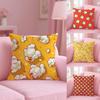 Classic Popcorn Pattern Cushion Cover Comfort Sofa Bed Silky Elegant Invisible Zipper Decorative Holiday Gifts