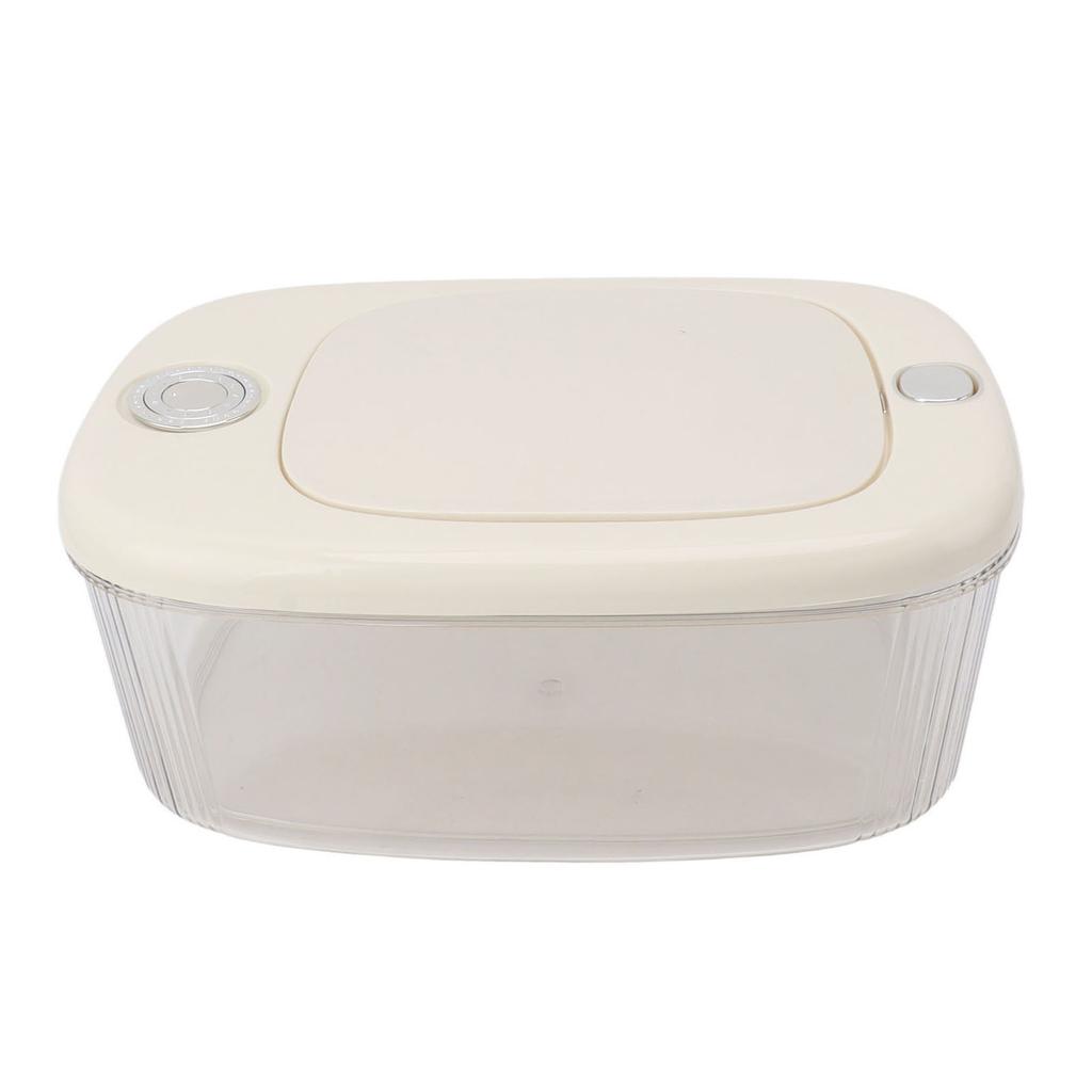 Rice Storage Container PE Transparent Sealed Grain Bucket Dog Food Dispenser Bin with Lid for Kitchen