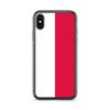 Coque Téléphone – Drapeau De La Pologne – Compatible iPhone XS – Étui Souple – Résistant Et Antichoc - Silicone - Pixelforma
