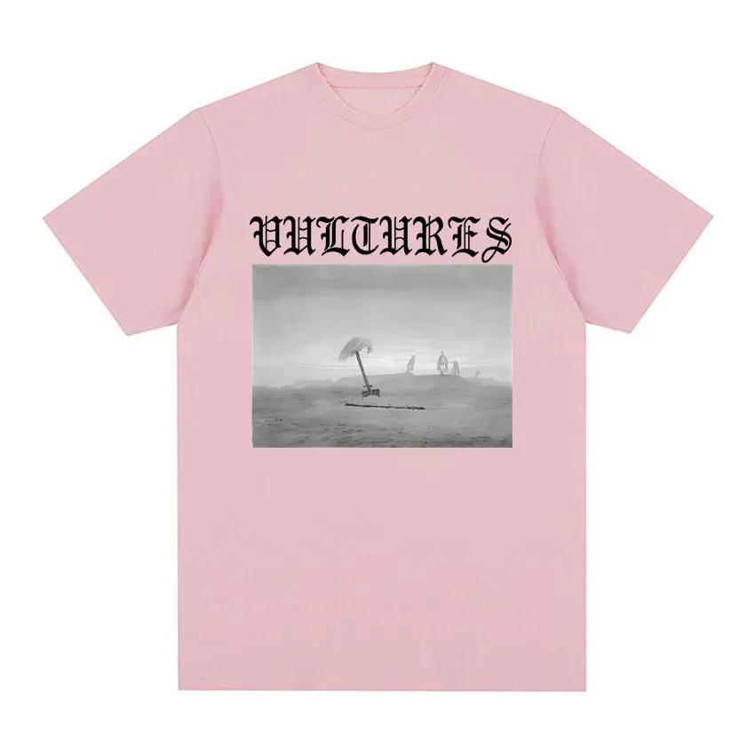 Kanye West Vultures New Song And Album Cover T Shirt Men Women Harajuku Gothic Loose Tshirts Hip Hop Punk Style Tees Streetwear