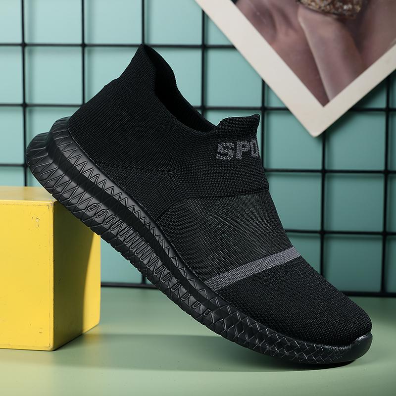 Мужские удобные ультрамягкие и дышащие кроссовки на шнуровке для женщин 44 белый/серый — фото 3