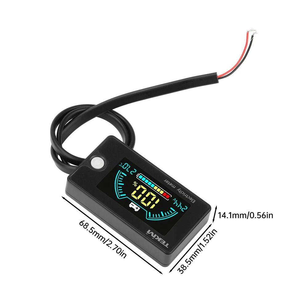 1 Stück LiFePO4 Blei-Säure Lithium Batterie Batteriekapazitätsanzeige Digitales Voltmeter für Autowerkzeug