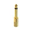 6 35 mm Male to 3 5 mm Female Headphone Adapter Wear-resistant Jack Converter Audio Plug Golden Process Power Amplifier