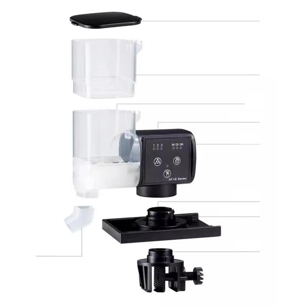Fish Feeder Smart Precise Feeding Dispenser Aquarium Automatic Feeder For Vacation Weekend Day Traveling Pond Turtle Pellet