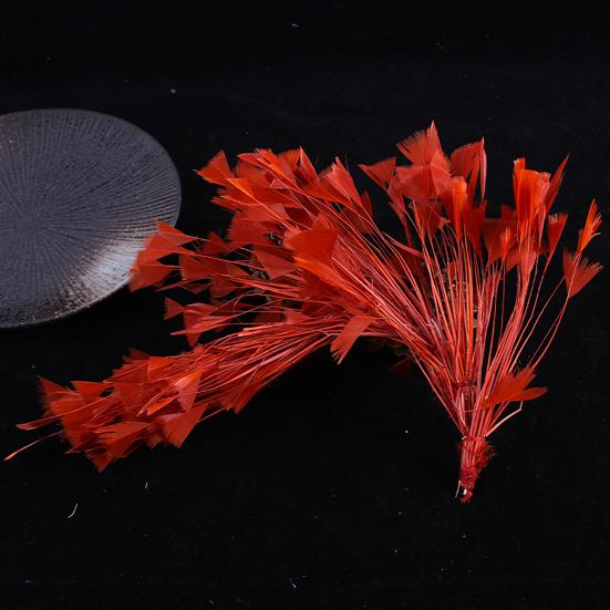 10-12" Natural Rooster Coque Tail Feather Mardi Gras Craft for Carnival Party Masquerade Stage Performances Costume Decoration
