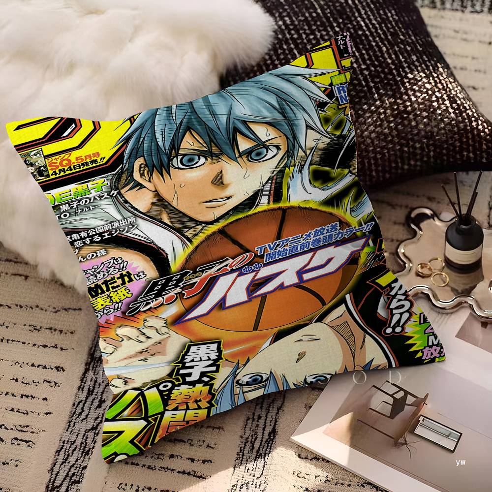 Anime Kurokos Basketball Pillow Anime Pillow Sofa Bed Head Pillow Cover Cushion Cover 45x45 Cm Fashion