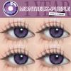 1 Pair Cosplay Colored Contact Lenses for Eyes Anime Red Beauty Makeup Lens Halloween Pink Eyes Lenses Purple Contacts