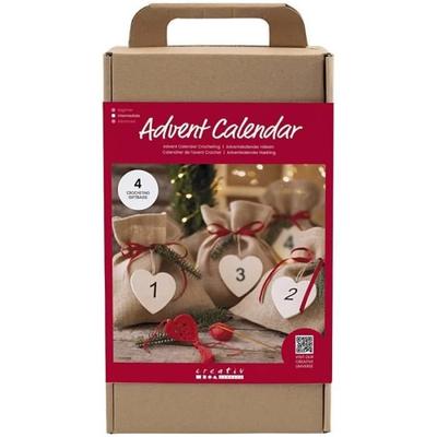 Advent Calendar - Hooks - 4 Creative Projects - DIY - Material Included
