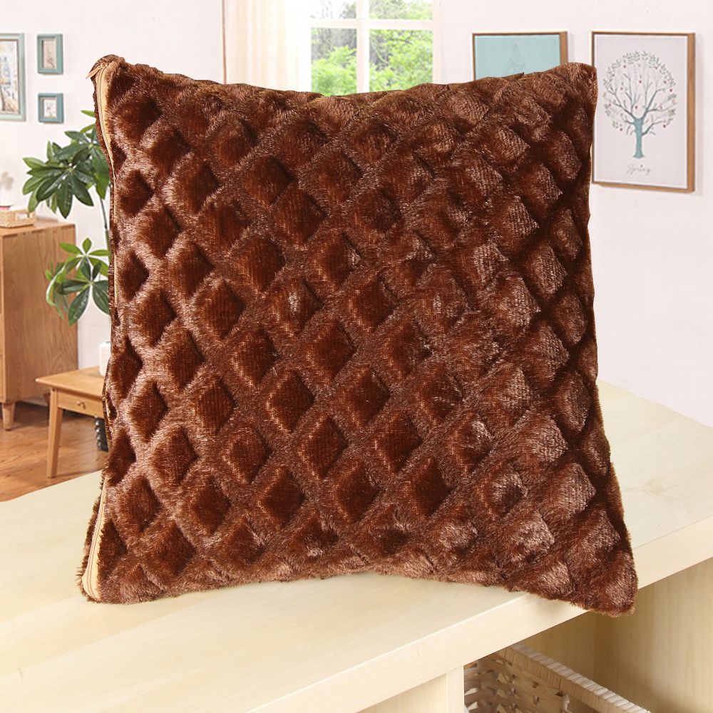 Soft Car Seat Home Decor Cushion Cover Throw Pillow Cases Winter Warm Corduroy