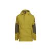 Colorblock Striped Hooded Jacket Men Outerwear Yellow HD8913