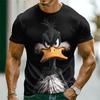 Summer 3D Animal Print T-Shirts Cute Outdoor Men's Short-Sleeve