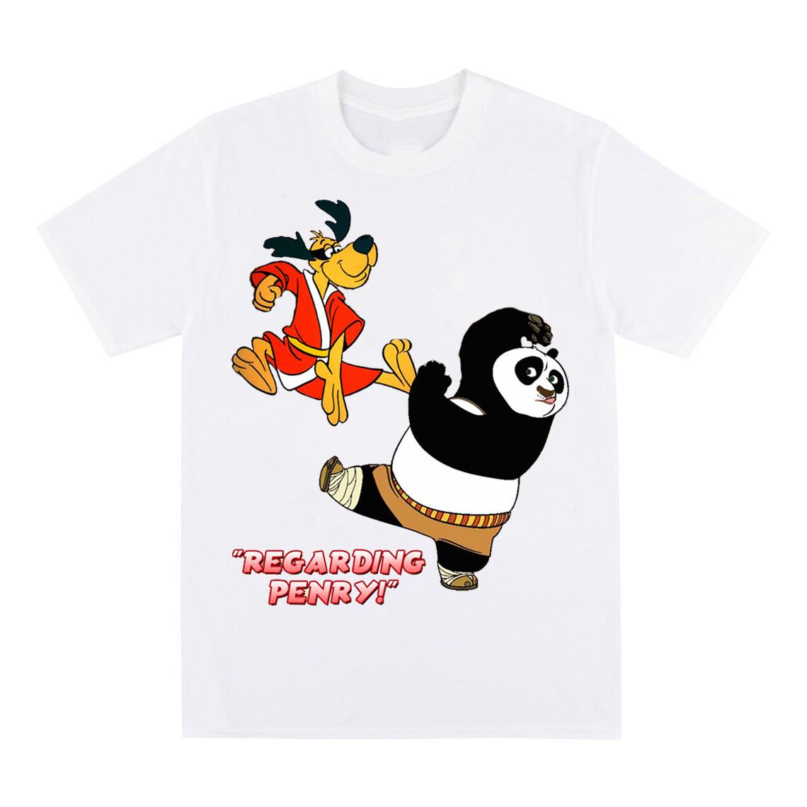 New Hong Kong Phooey and Kung Fu Panda Shirt Funny White Unisex S-5XL 1V1088 S