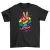 Pride_99 Rainbow Explosion Funny T-Shirt Mens Womens Tees Top - 100% Cotton, Unisex Tee for All Color