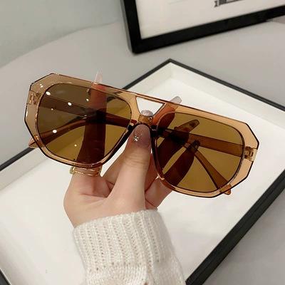 

Fashion Vintage Square Sunglasses Women For Men Sun Glasses Punk Shades Luxury Brand Designer Flat Top Shades UV400 Eyewear 1PC