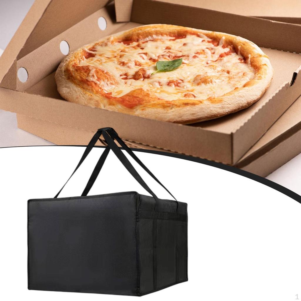 Bag Carrying Case Cold Food Storage Easy To Clean Pizza Warmer for Takeaway Camping