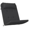 Adirondack Chair Cushions 2 Pcs Black Oxford Fabric