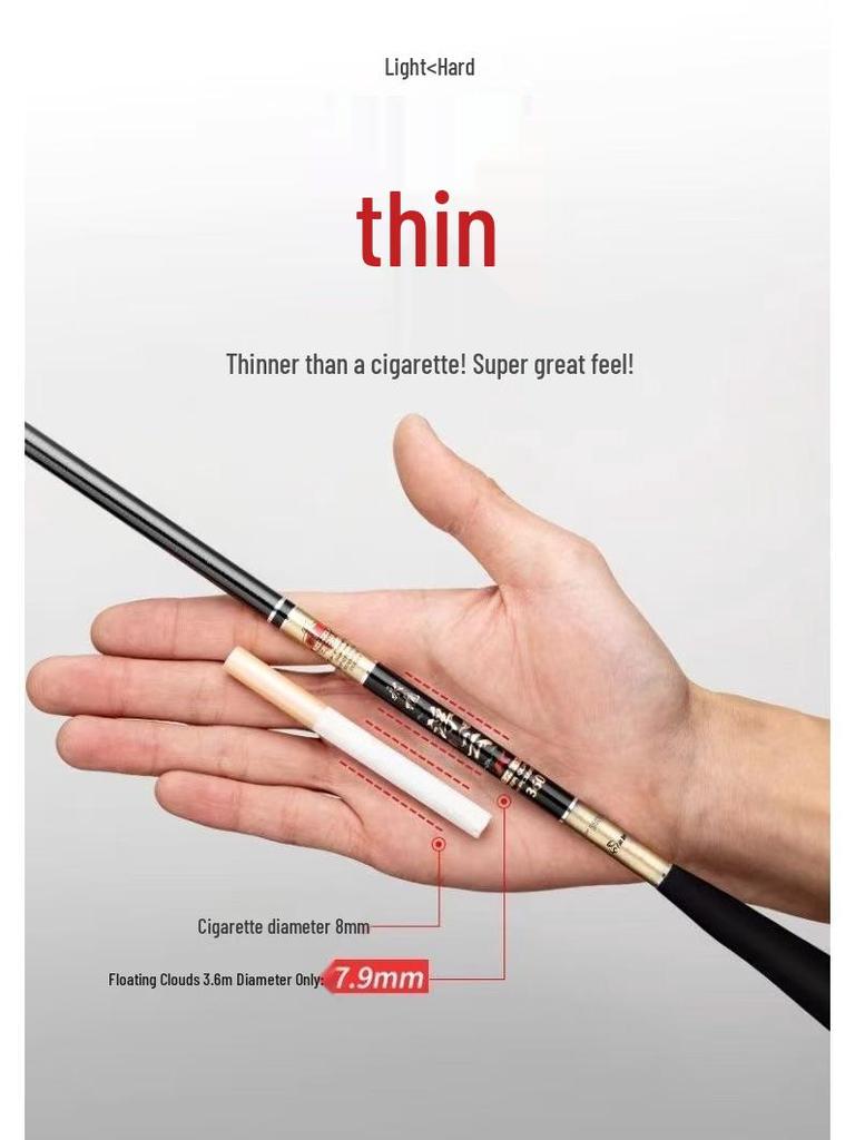 Dziesięć Najlepszych Super Cienkich Japońskich Wędek Węglowych Zestaw do Łowienia Karasia