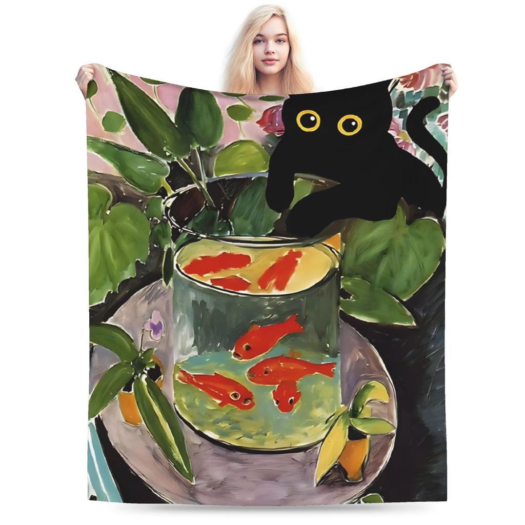 Warm Soft Blanket Girls Boys Decorative Flower Market Throw Blanket Flannel Bedspread For Outdoor Novelty Sofa Bed Cover
