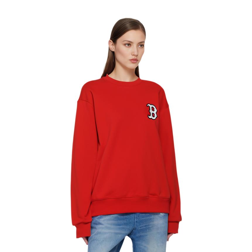 MLB Boston Red Sox Sports Crew Neck Loose Pullover Sweatshirt Unisex Sweatshirt 31MT08111-43R