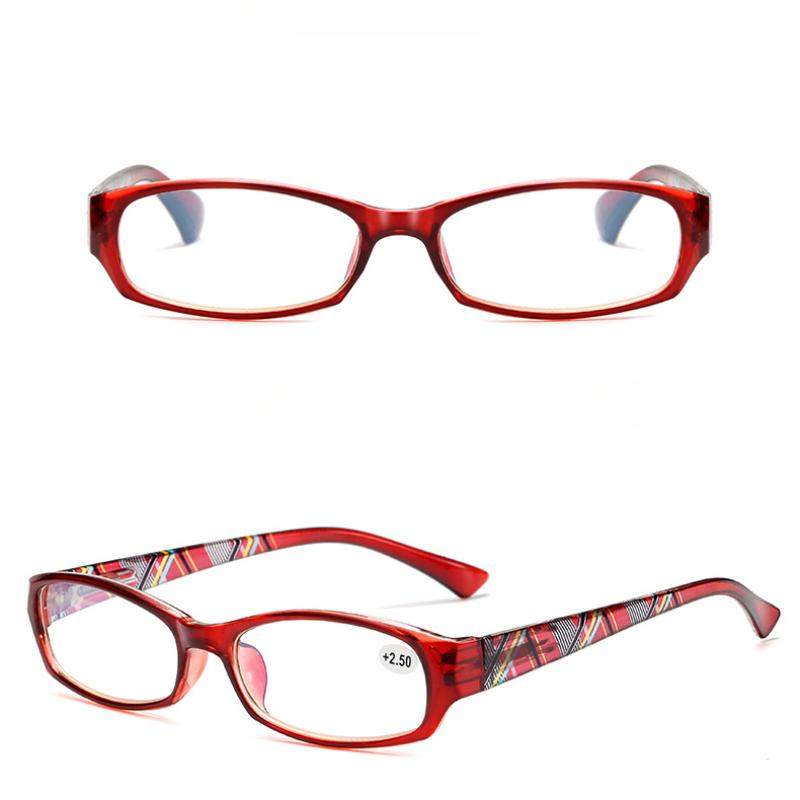 Fashion Vintage Comfortable Reading Glasses Ultra Light Frame Anti-Blue Light Eyeglasses Portable