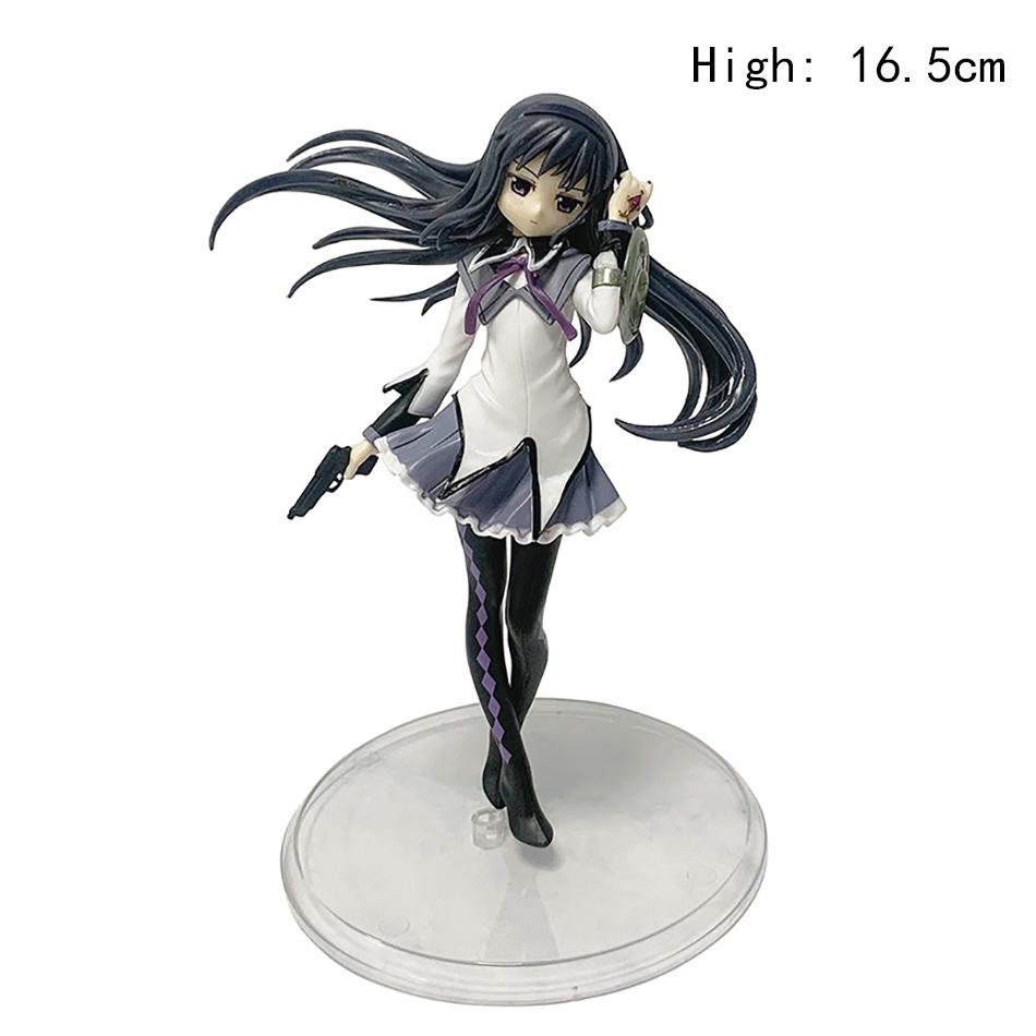 New Anime Magica Figure 17cm Akemi Homura Action Figural Pvc Model Kawaii Decoration Doll Collection Gift