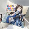 Anime BanG Dream Pillow Case Square Pillow Bedroom Sofa Leisure Comfort Cushion Car Home Decoration
