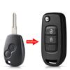 KEYYOU 2/3BN For Renault Megan Modus Clio Modus Kangoo Logan Sandero Duster Opel Almera For NISSAN ALMERA Modified Car Key Shell