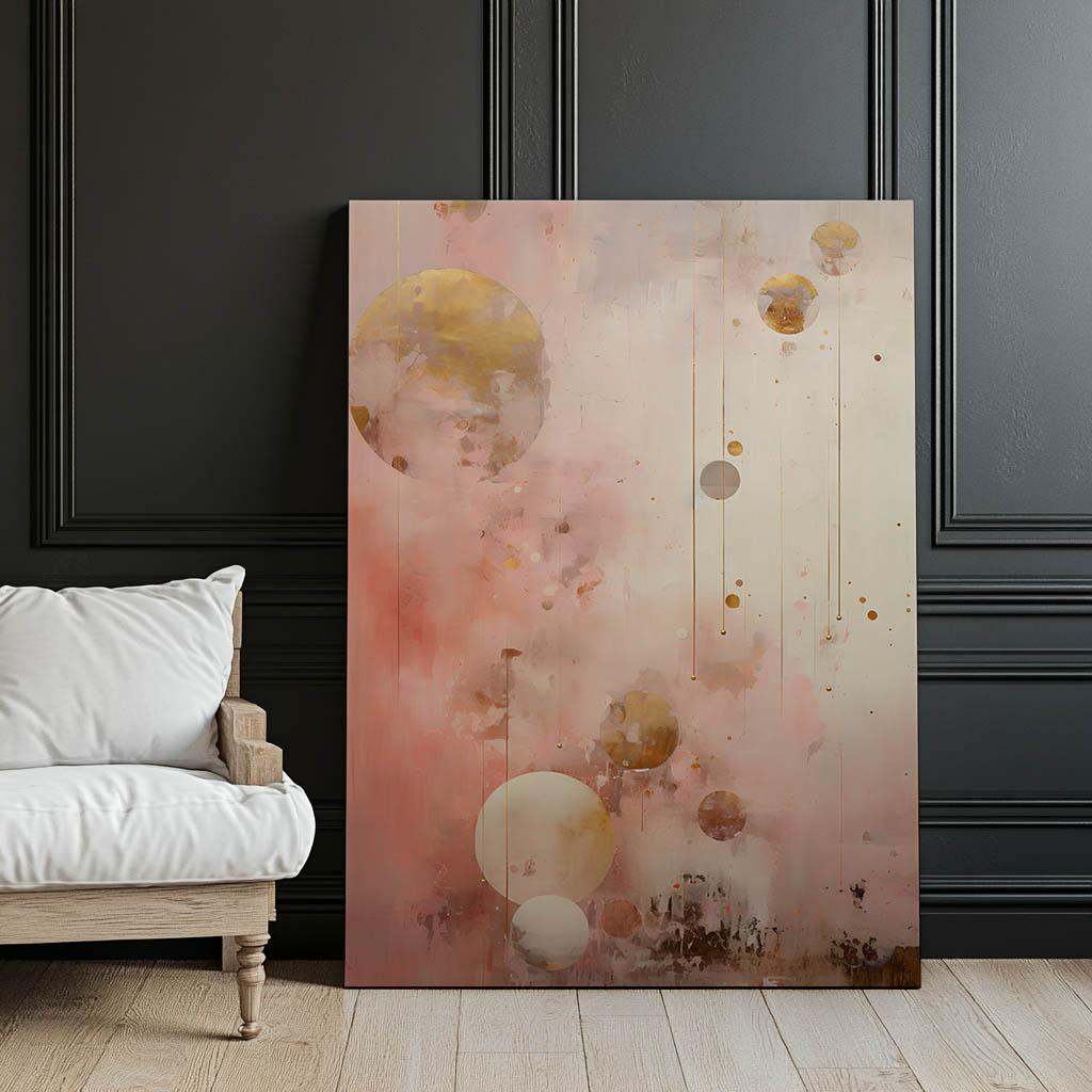 Golden Dreams Golden Dreams, 30X40 Cm, Gold Aluminum Frame, 230 Gsm Matte Paper