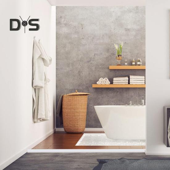 300CM Flexible Quarter Round Molding Peel-and-Stick Wall Corner Trim Molding Waterproof Self-Adhesive Floor Tub Cabinet Edge Molding