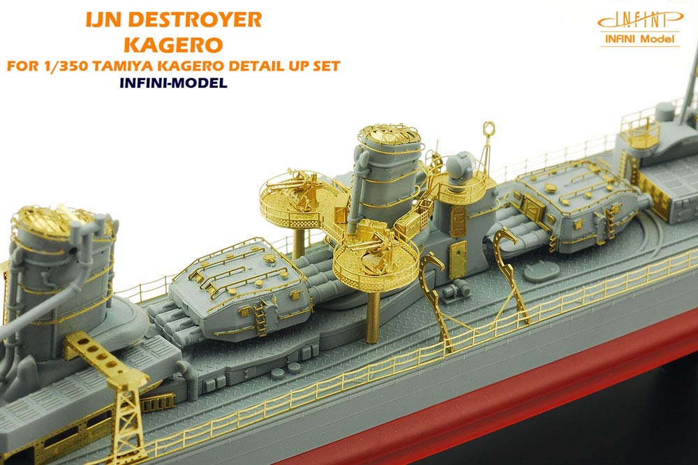 Infinimodel IM Series Japanese Navy Destroyer Kagero Detail Up Set for T Company Plastic Model Kits 1/350 (IM53503)
