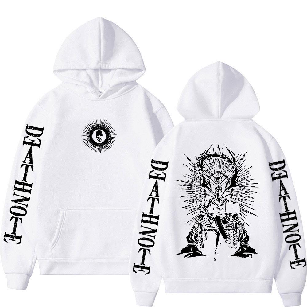 Anime Death Note Hoodies Yagami Light L·Lawliet Gothic Sweatshirt Herren Damen Kleidung Mode Langarm Pullover Streetwear