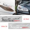 1Pcs Car Front Head Light Eyebrow 3D Sticker Decorator Sport Design for Alhambra MK3 Leon FR Altea Ibiza Toledo Cordoba Arona Ateca