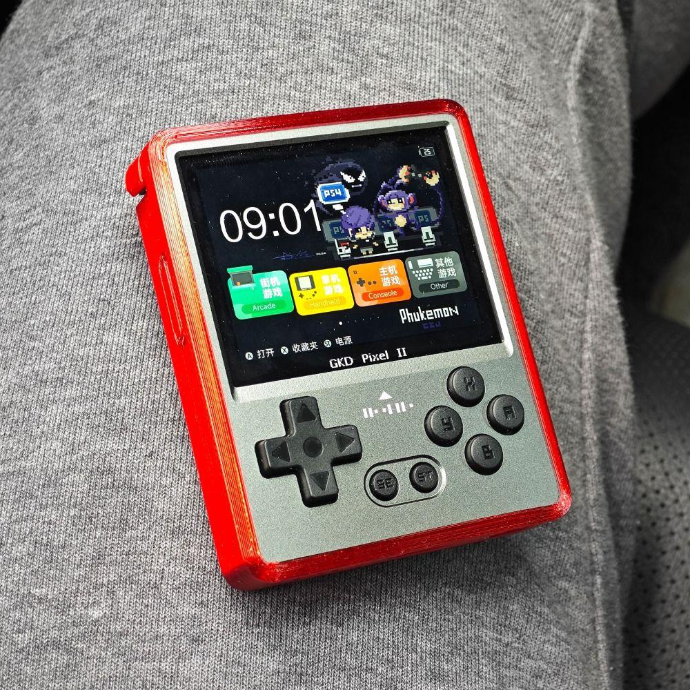 TPU Protective Case 3D Printing Game Console Shell for GKD Pixel 2 Game Accessories